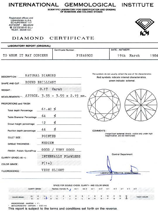 Foto 9 - Diamant 0,17ct Brillant IGI Lupenrein feines Weiss Plus, D6329