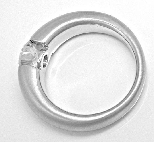 Foto 3 - Brillant-Spann Band Ring Wg, 0.83ct Diamant, S3868